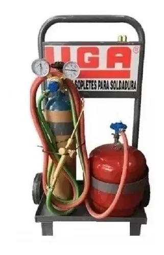 EQUIPO LIGA OXIGAS M3 GARRAFA 1kg OXIGENO 1/2m3