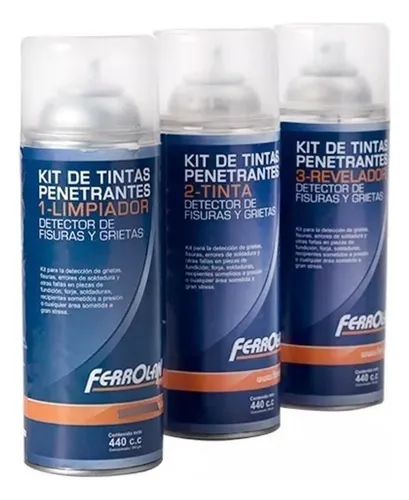 TINTAS PENETRANTES FERROLAN (KIT DE 3 AEROSOLES)