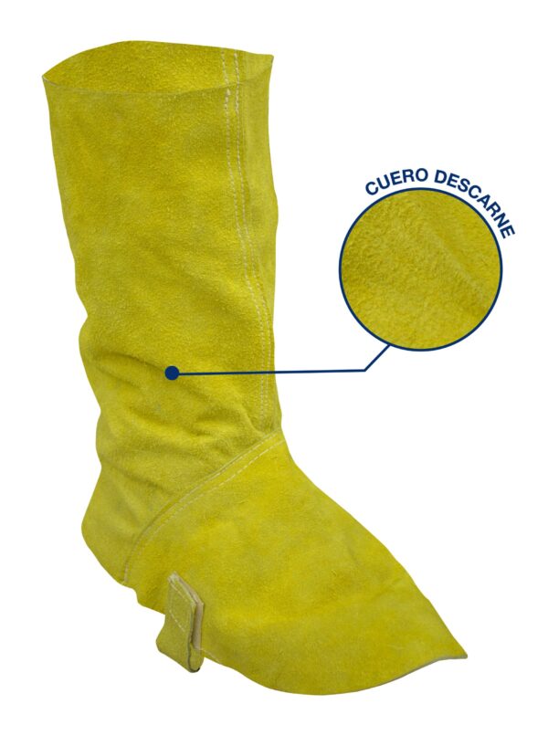 POLAINA DESCARNE REFORZADA CON 4 SUJECIONES DE PASCALE