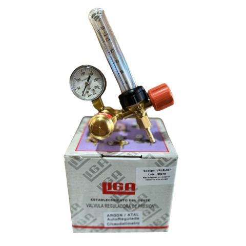 VALVULA AUTORREGULADA LIGA P/ARGON C/CAUDALIMETRO