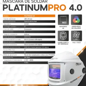 CARETA FOTOSENSIBLE FERROLAN PLATINUM 4.0: imagen 2