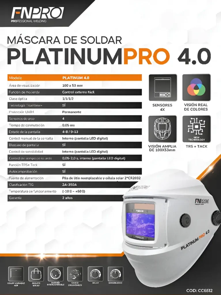 CARETA FOTOSENSIBLE FERROLAN PLATINUM 4.0