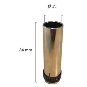 TOBERA MIG CILINDRICA FERROLAN 360 Ø 20mm.