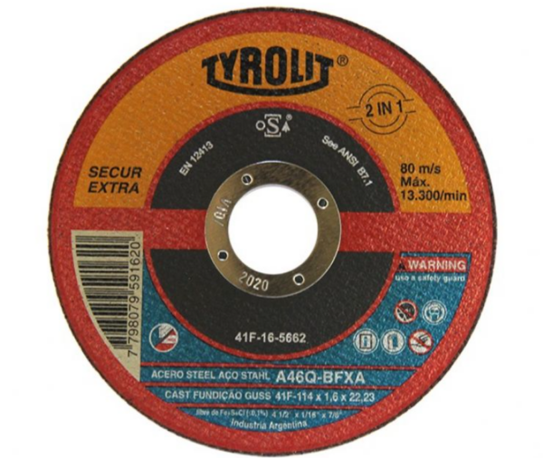 DISCO DE CORTE TYROLIT 230(9'')x3,2x22 SECUR